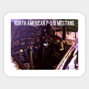 P-51B Mustang Cockpit Sticker